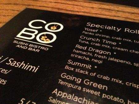 CoBo Sushi Bistro & Bar - Boone, NC